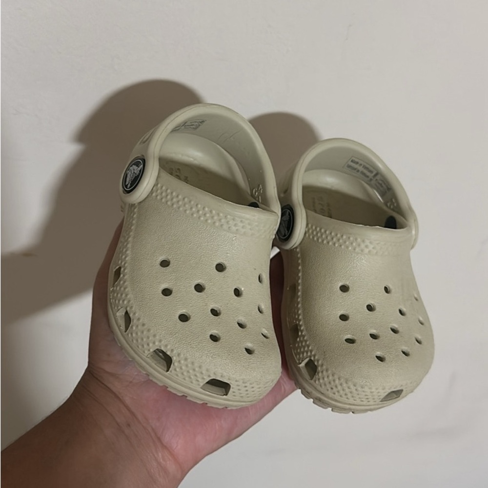 Crocs Kids Classic Clog - Cream